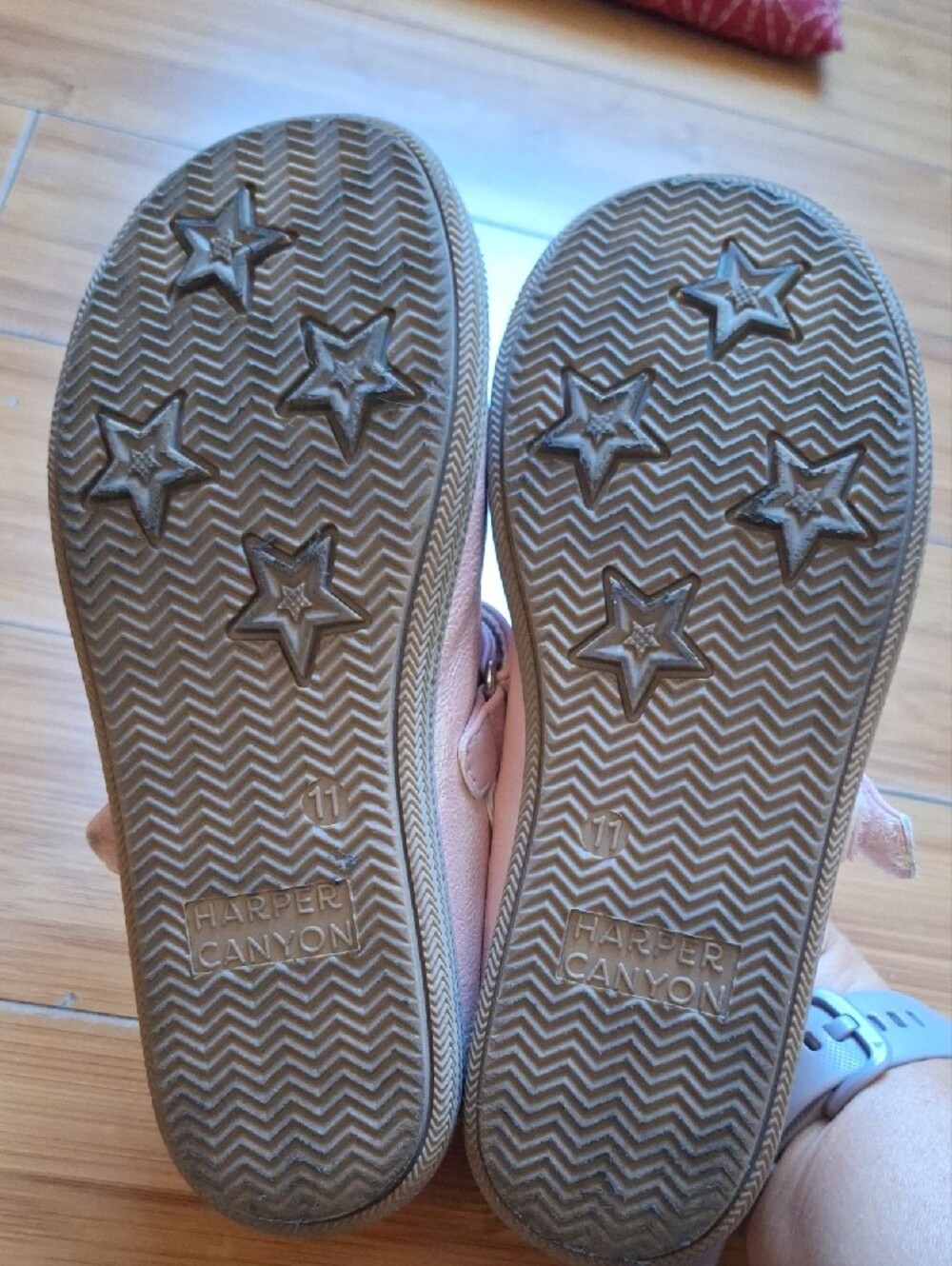 Harper Canyon Shimmery Pink Cat Mary Janes - Picture 4 of 7